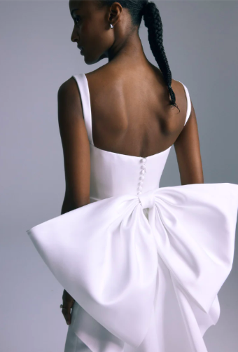 Amsale Style #Anderson Gown #2 default Ivory Silk White thumbnail