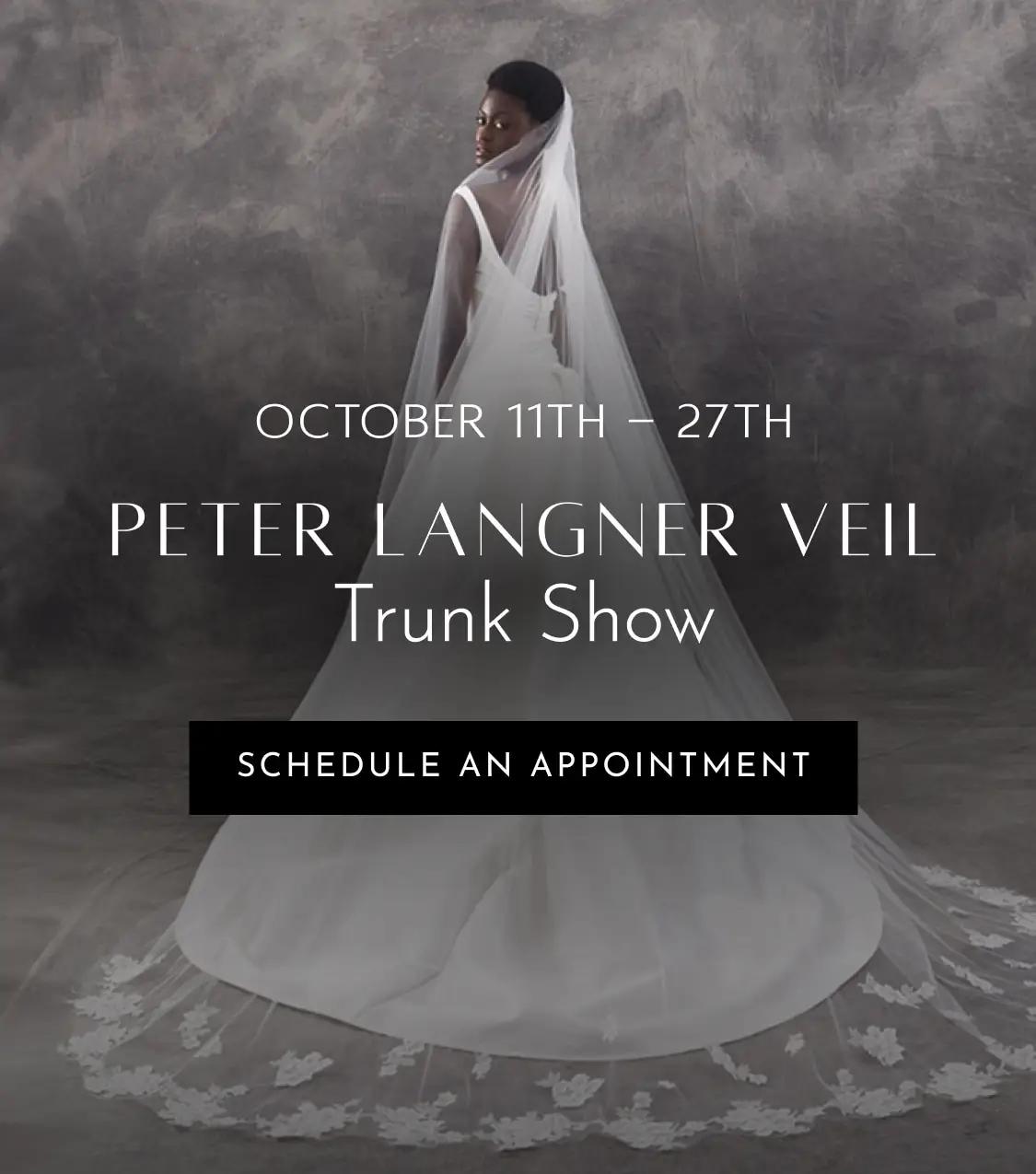 Peter Langner Veil Trunk Show Banner Mobile