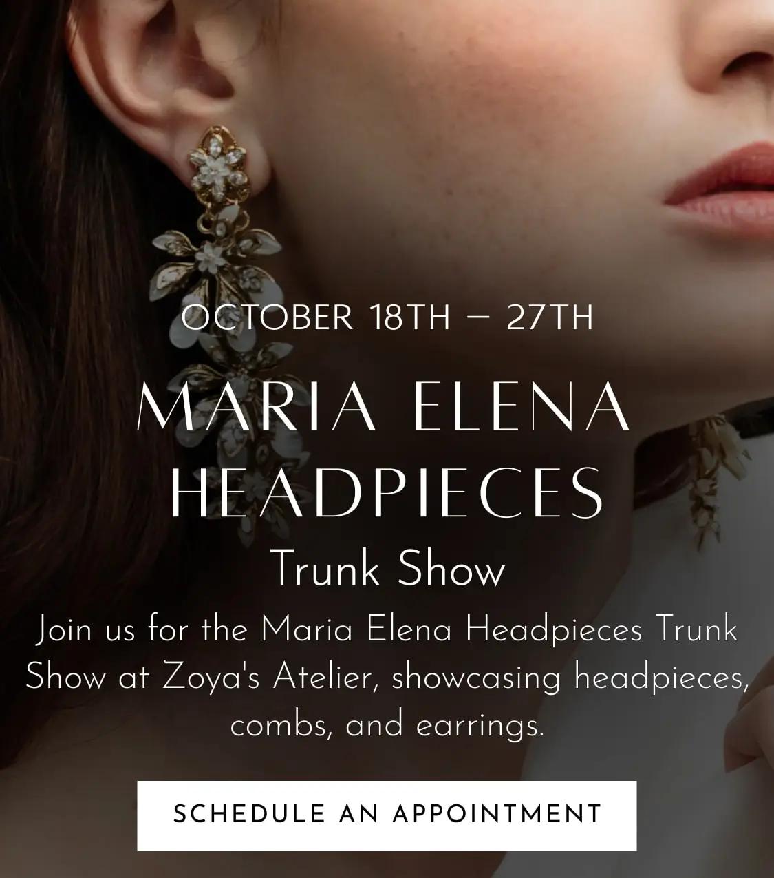 Maria Elena Headpieces Trunk Show Mobile