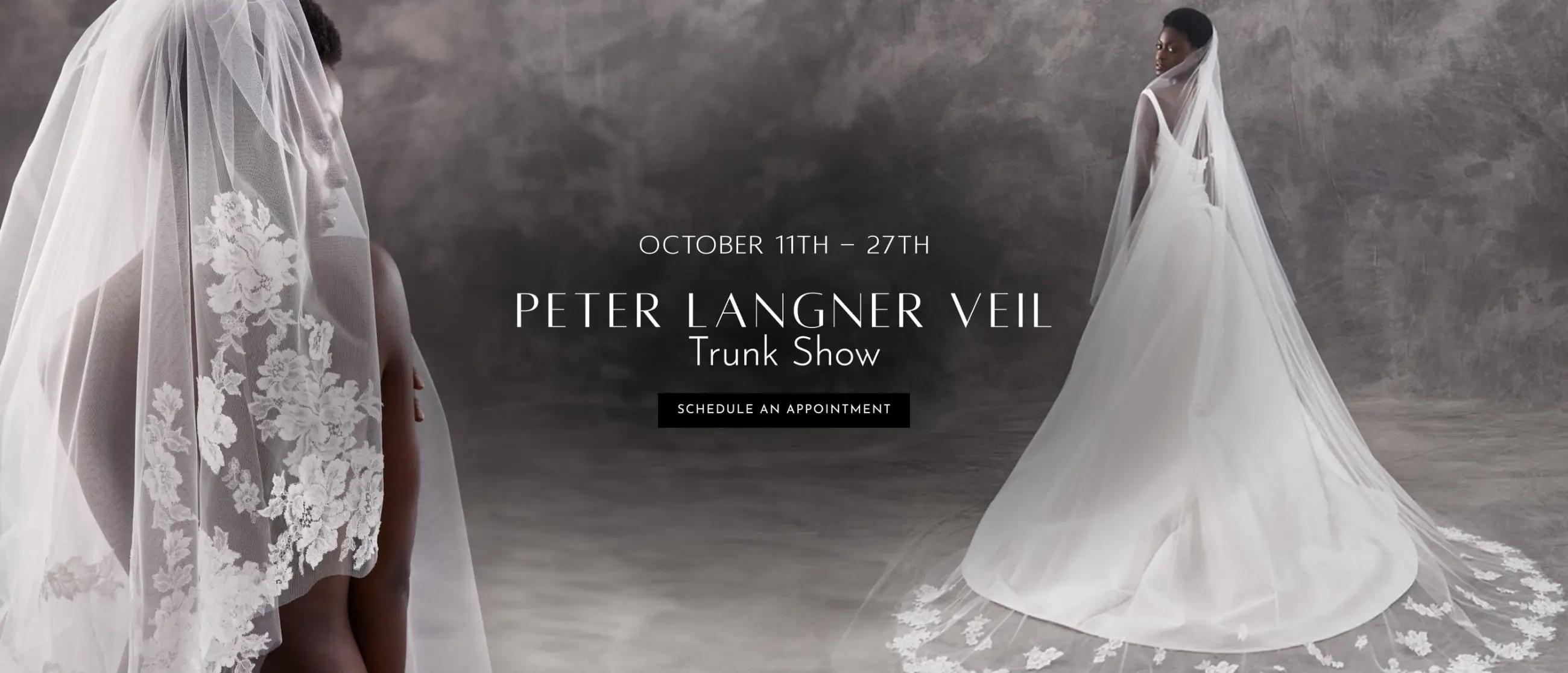 Peter Langner Veil Trunk Show Banner