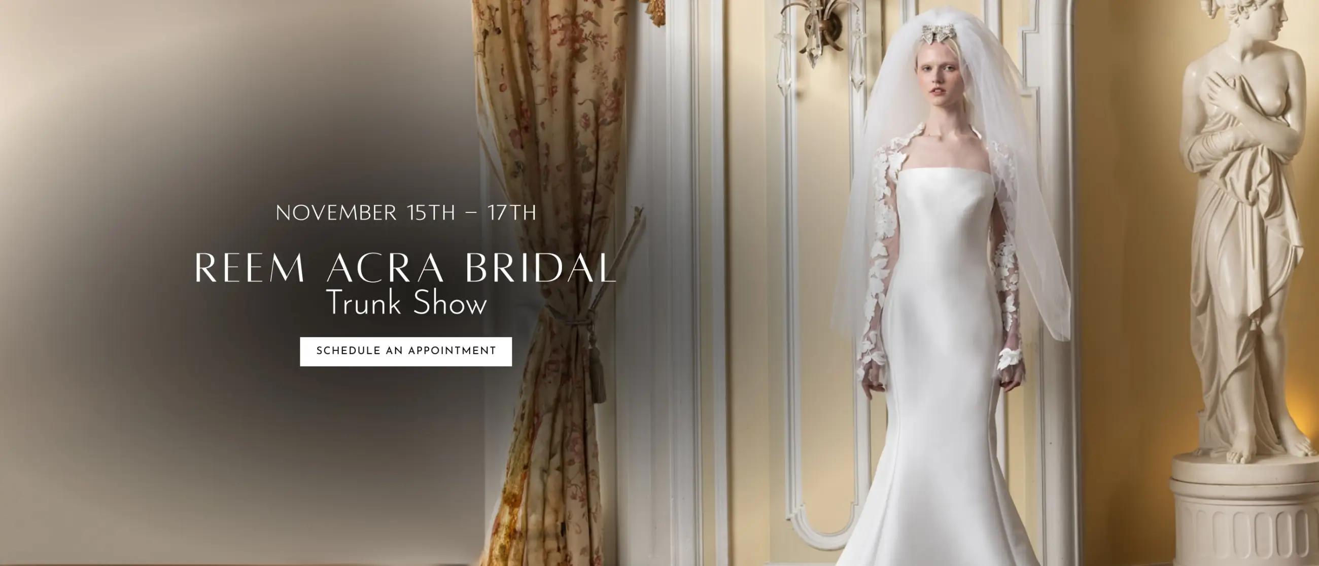 Reem Acra Bridal Banner for Desktop