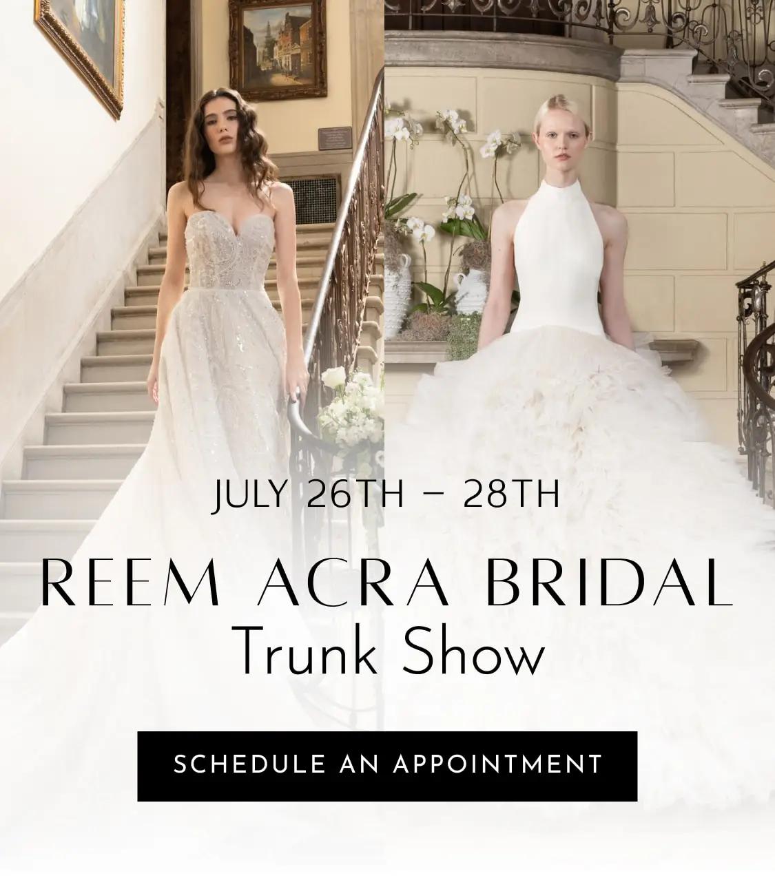 Reem Acra Bridal Trunk Show